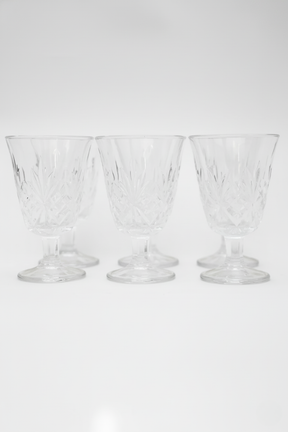 Conjunto Jarra e 6 Taças de Cristal Dublin, Lyor