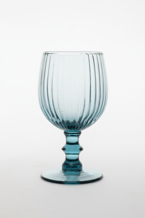 Jogo 6 Taças de Vidro p/ Vinho Kiwi Blue