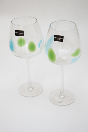 Jogo 2 Taças de Vidro p/ vinho Pétala 500ml, Fracalanza