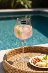 Jogo 2 Taças de Vidro p/ vinho Pétala 500ml, Fracalanza