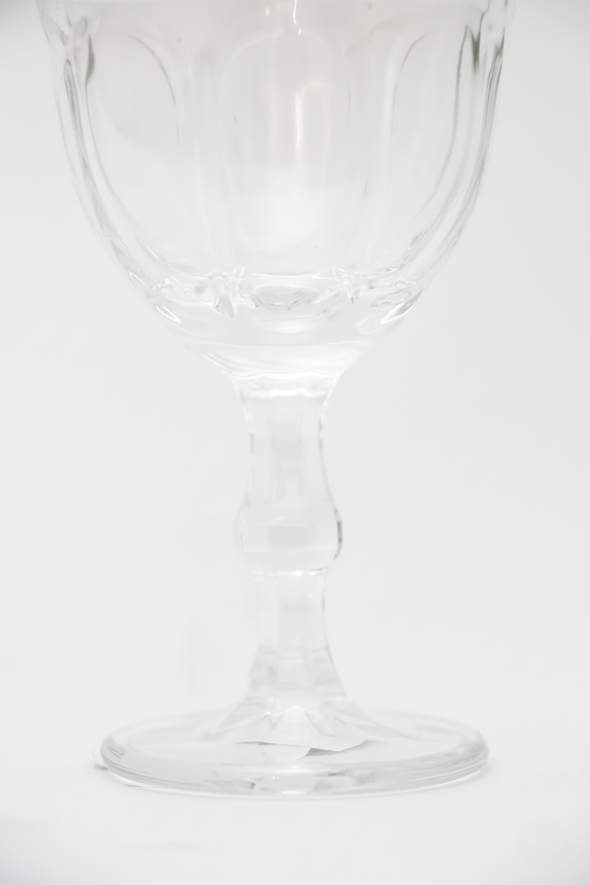 Jogo 6 Taças de Vidro p/ Água Faces 300ml, Lyor