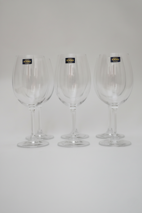 Jogo 6 Taças de Cristal p/ Vinho 450ml Linha Bohemia, Lyor