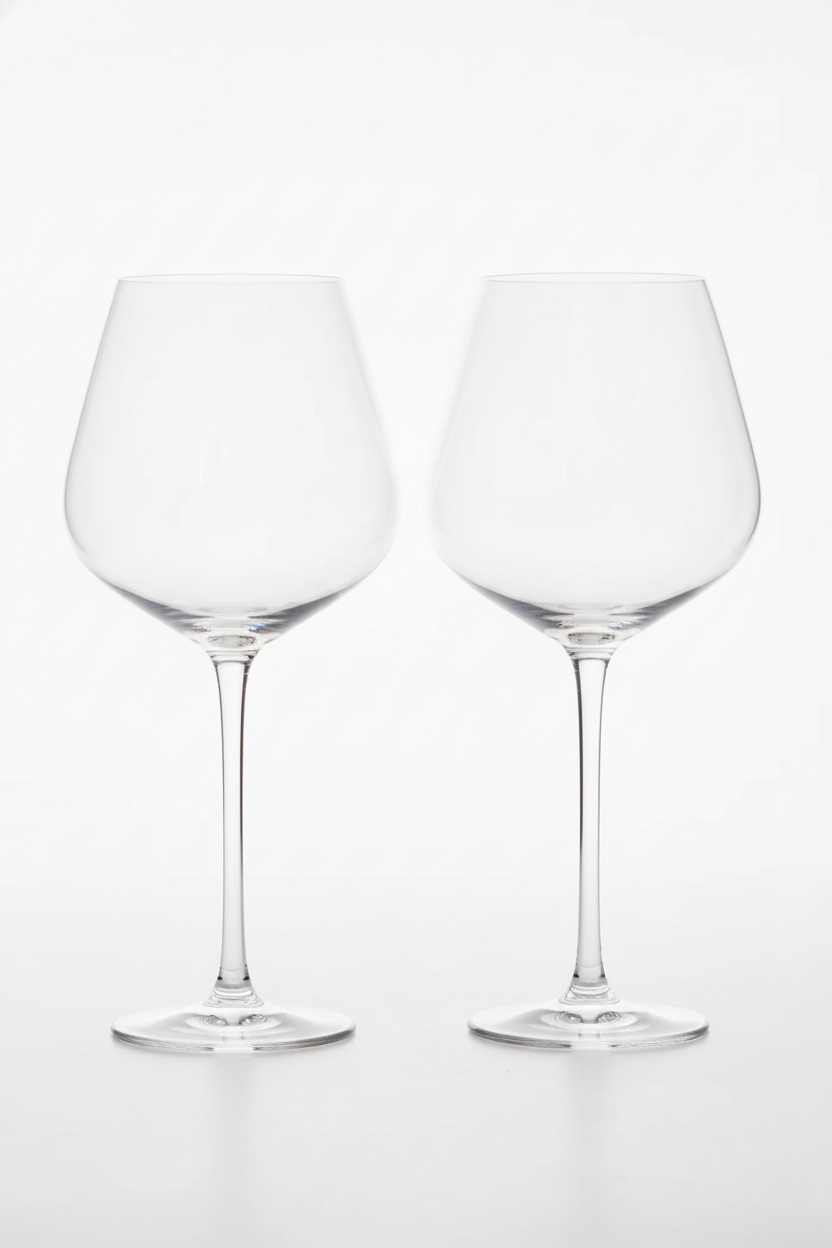 Jogo 2 Taças de Cristal p/ Vinho Elegance 880ml, Lyor