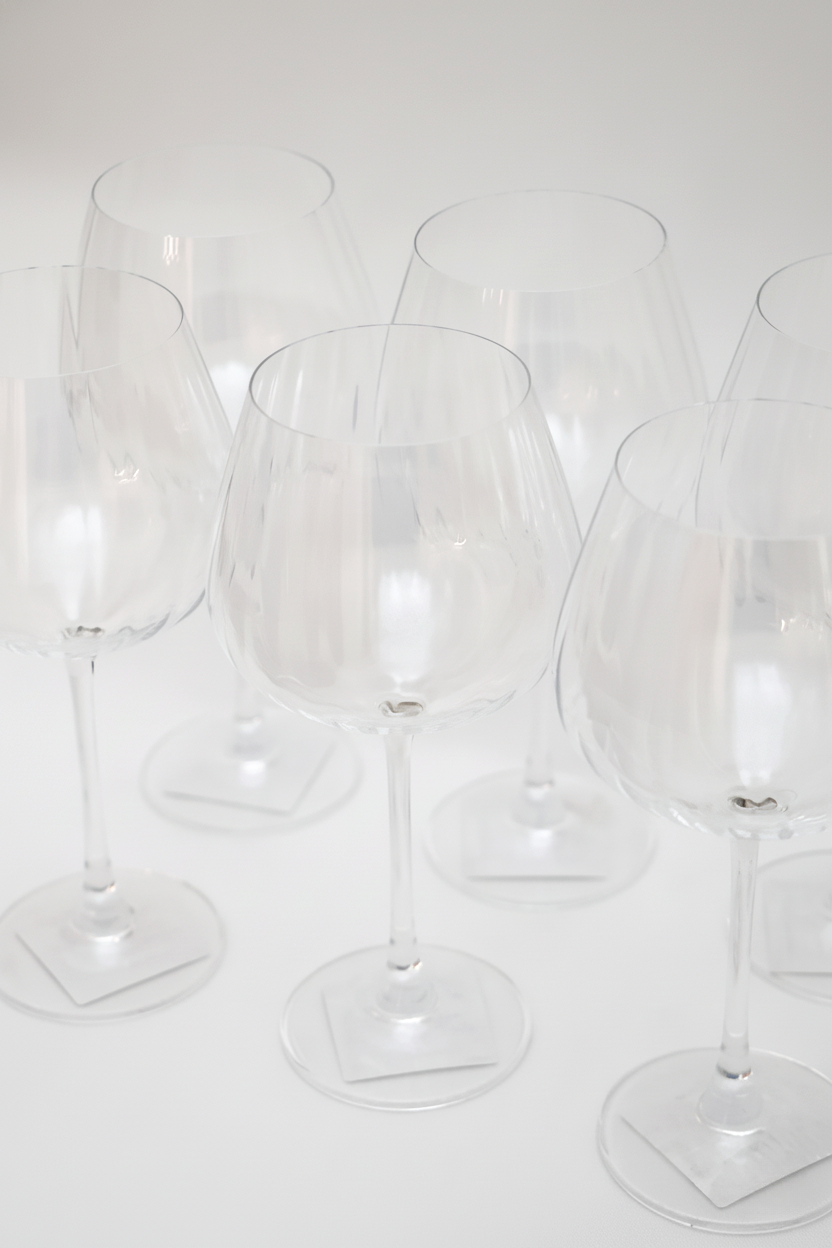 Jogo 6 Taças de Cristal p/ Vinho Columbia Optic Bohemia, Wolff