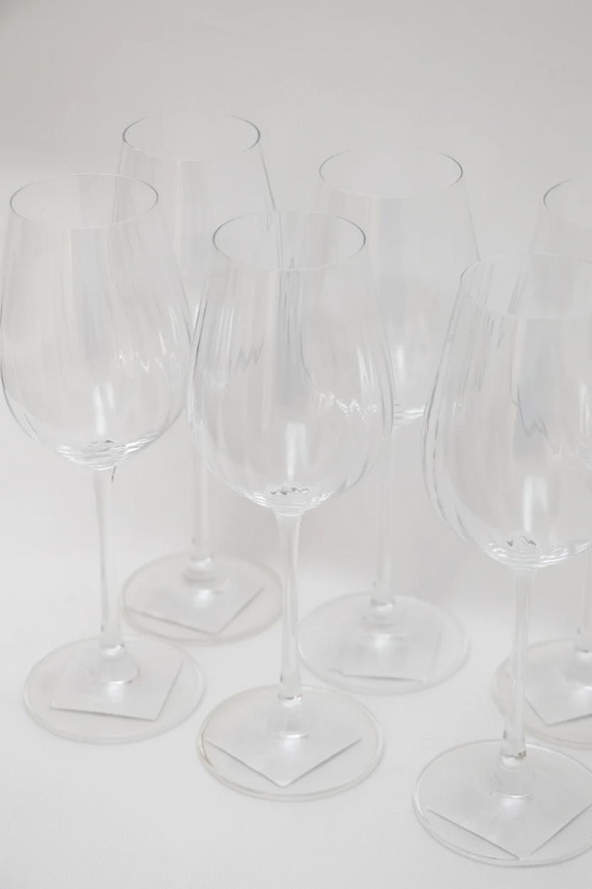 Jogo 6 Taças de Cristal p/ Vinho Columbia Optic Bohemia, Wolff