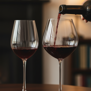 Jogo 6 Taças de Cristal p/ Vinho Columbia Optic Bohemia, Wolff