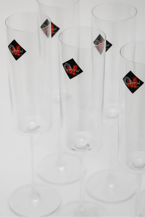 Jogo 6 Taças de Cristal Minimal Classic p/ Champanhe 170ml, Oxford