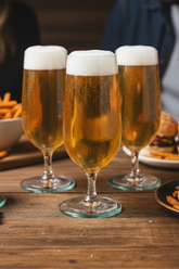 Jogo 6 Taças de Cristal p/ Cerveja Columbia Optic 470ml linha Bohemia, Wolff