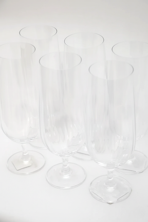 Jogo 6 Taças de Cristal p/ Cerveja Columbia Optic 470ml linha Bohemia, Wolff