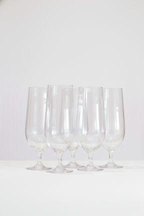 Jogo 6 Taças de Cristal p/ Cerveja Columbia Optic 470ml linha Bohemia, Wolff