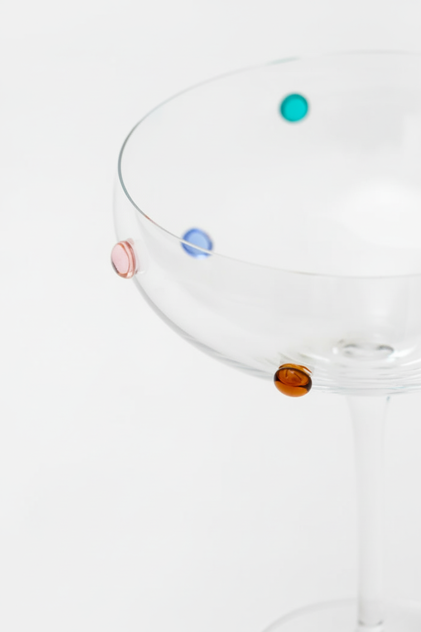 Taça de Cristal Coupe Gemas 290ml