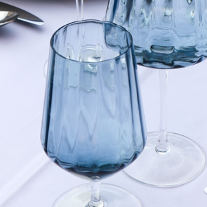 Taça de Vidro p/ Cerveja Azul Marinho 500ml