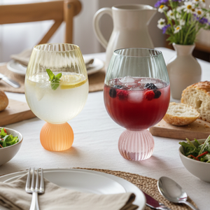 Taça de Vidro P/ Água Esfera Colors 500ml