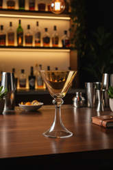 Taça de Vidro Coupe Suíça 150ml - Âmbar e Cinza