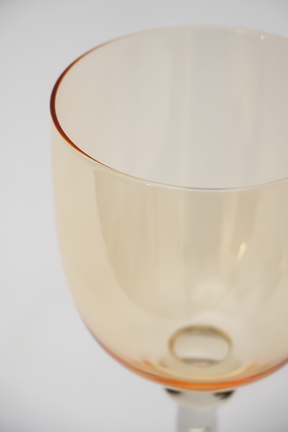 Taça de Vidro p/ Vinho Portugal 360ml - Âmbar e Cinza