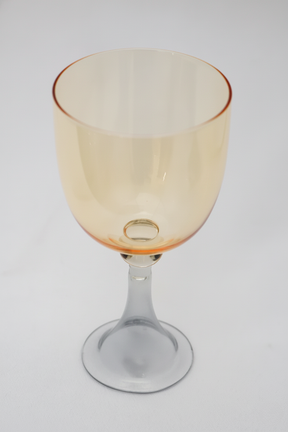 Taça de Vidro p/ Vinho Portugal 360ml - Âmbar e Cinza