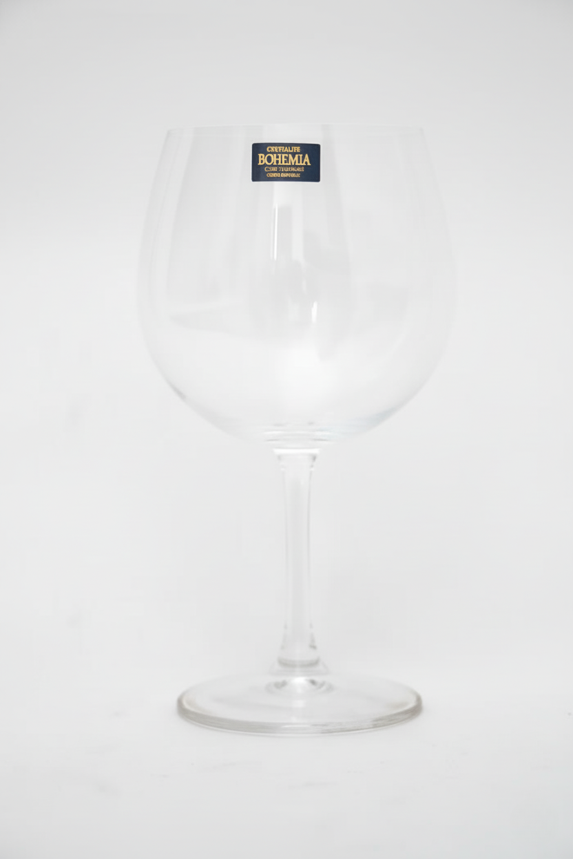 Jogo 6 Taças de Cristal p/ Gin 600ml Linha Bohemia, Lyor