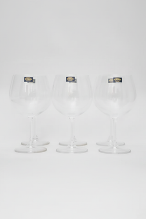 Jogo 6 Taças de Cristal p/ Gin 600ml Linha Bohemia, Lyor