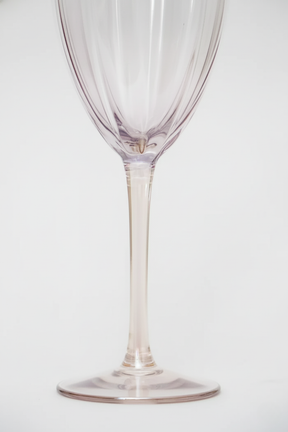 Taça de Vidro p/ Vinho Miami Transparente Lilás 280ml