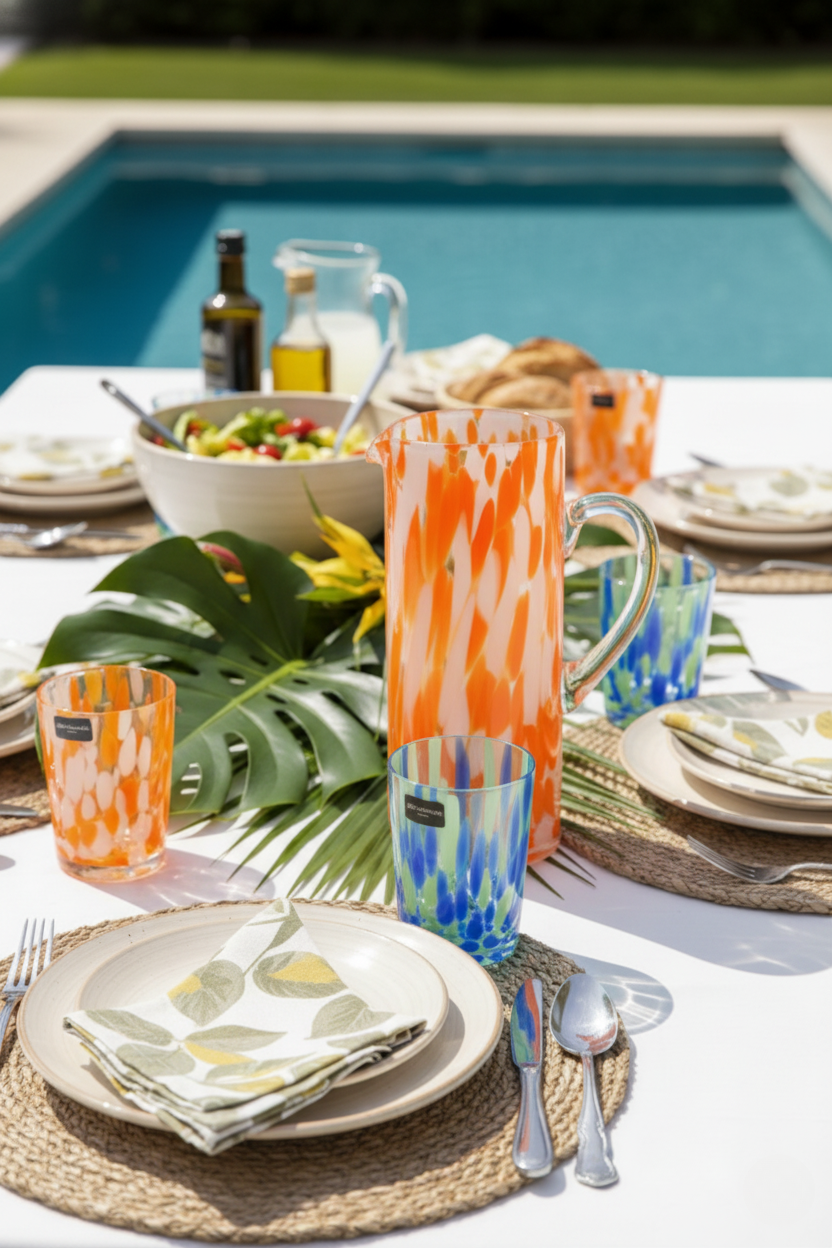 Jarra de vidro Aquarelle 1,7L, Fracalanza