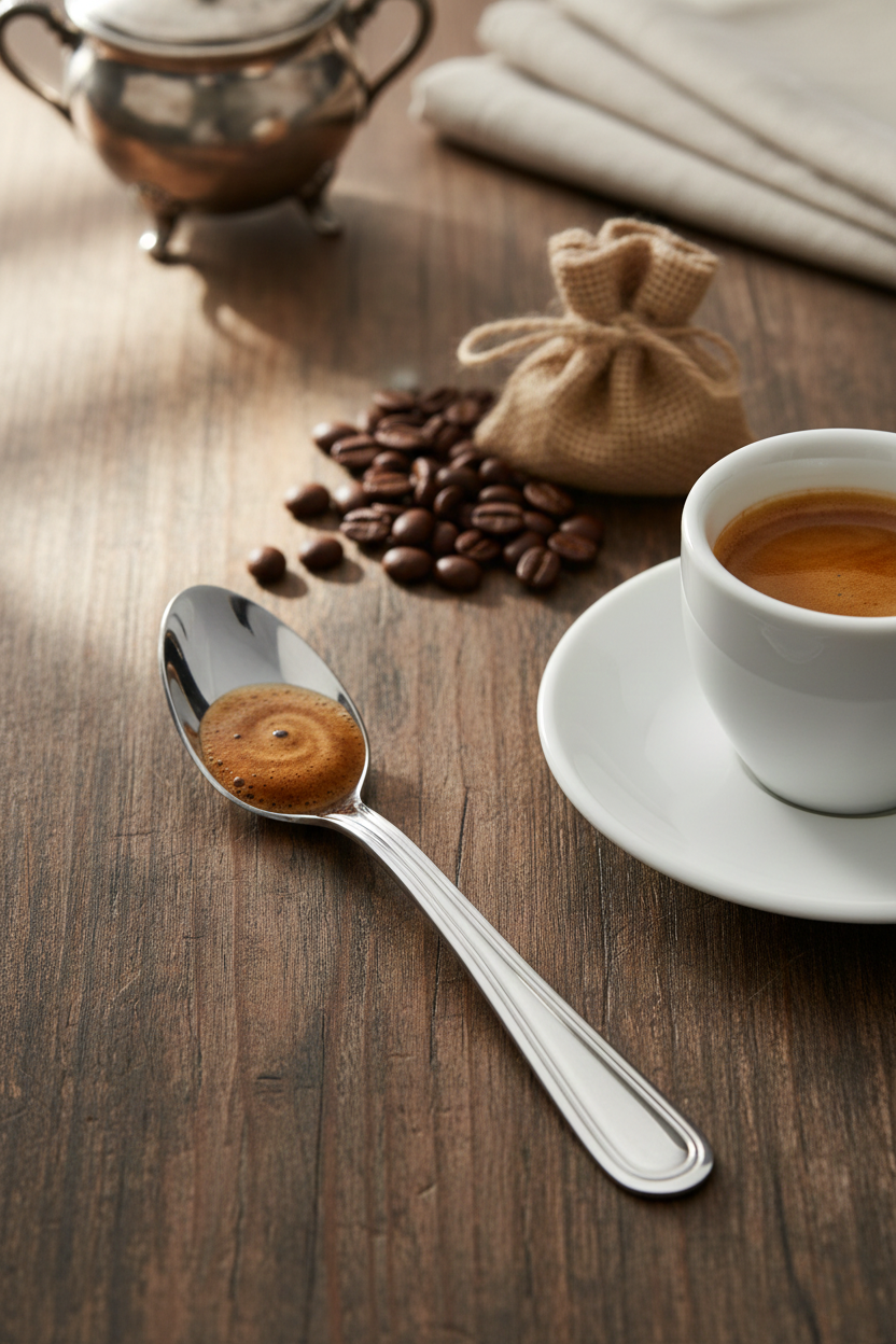 Conjunto 12 Colheres Aço Inox para Café Avalon, Wolff