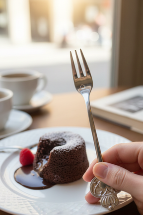 Conjunto 4 Garfos Aço Inox Key Prata, Wolff