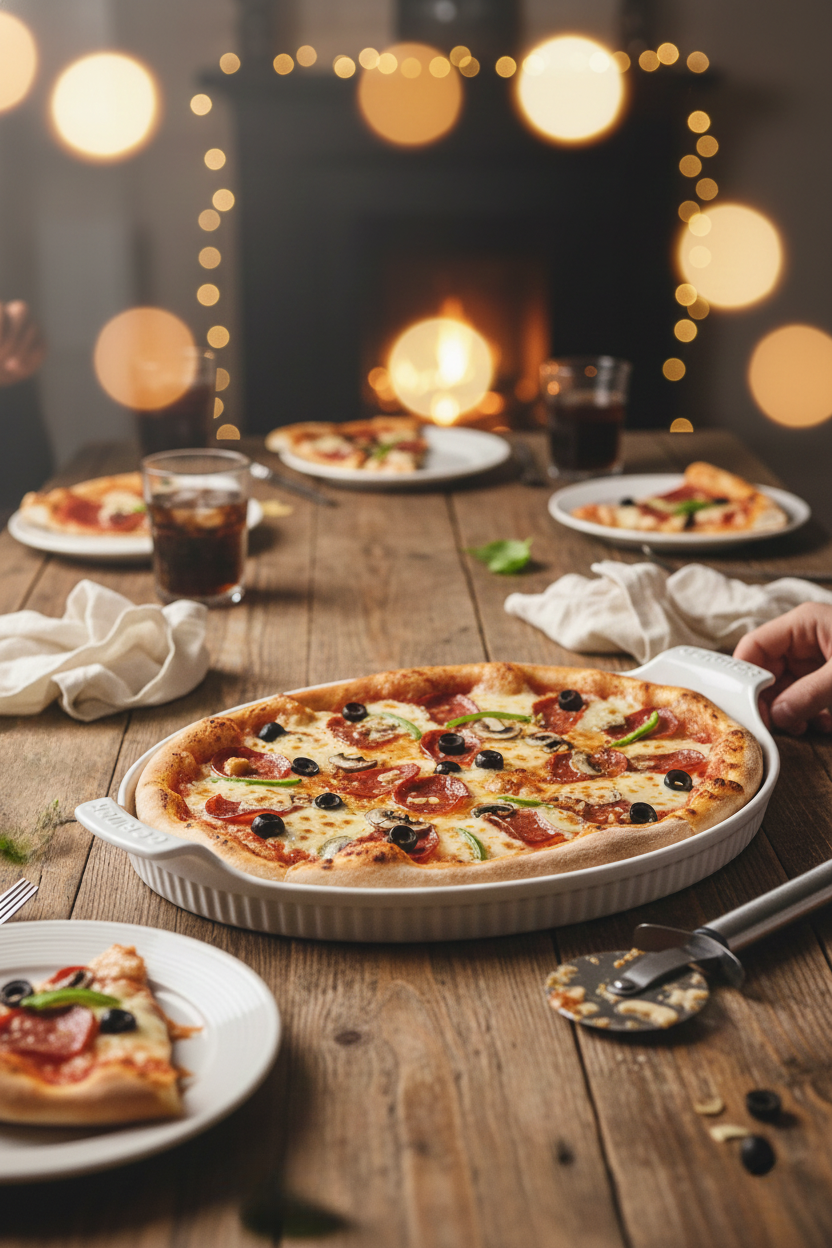 Forma de Porcelana de Pizza, Germer