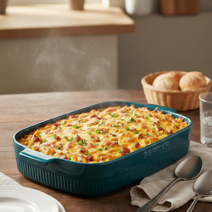 Travessa de Porcelana Retangular Grande, Germer