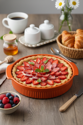 Forma de Porcelana Redonda Diâmetro 21cm, Germer