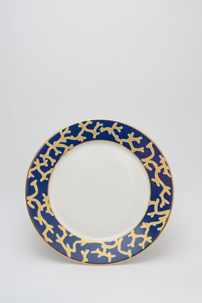 Jogo 6 Pratos Rasos Coral Blue, Scalla