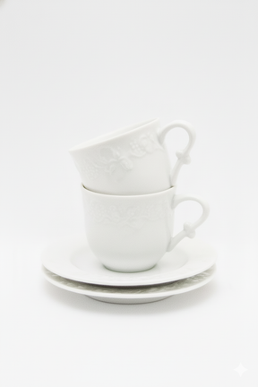 Jogo 6 Xícaras de Café Limoges, Wolff