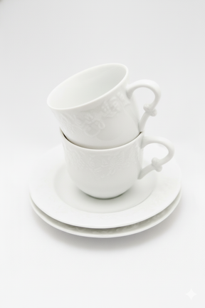 Jogo 6 Xícaras de Café Limoges, Wolff