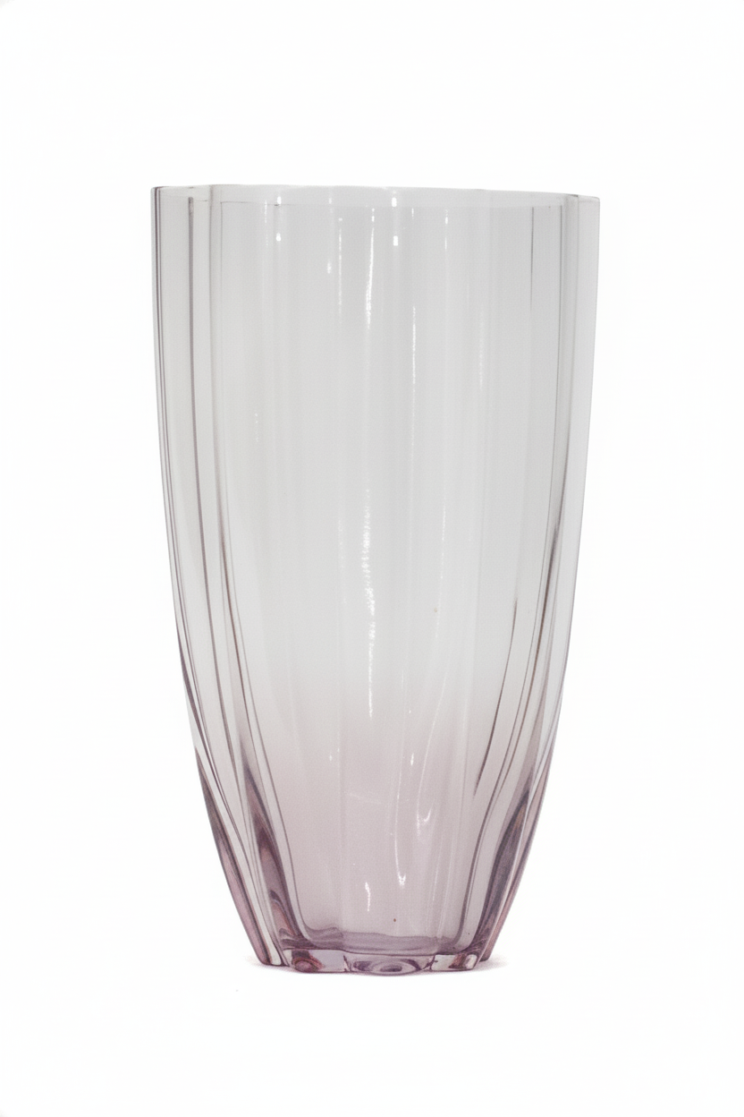 Copo de Vidro Miami Transparente Lilás 480ml