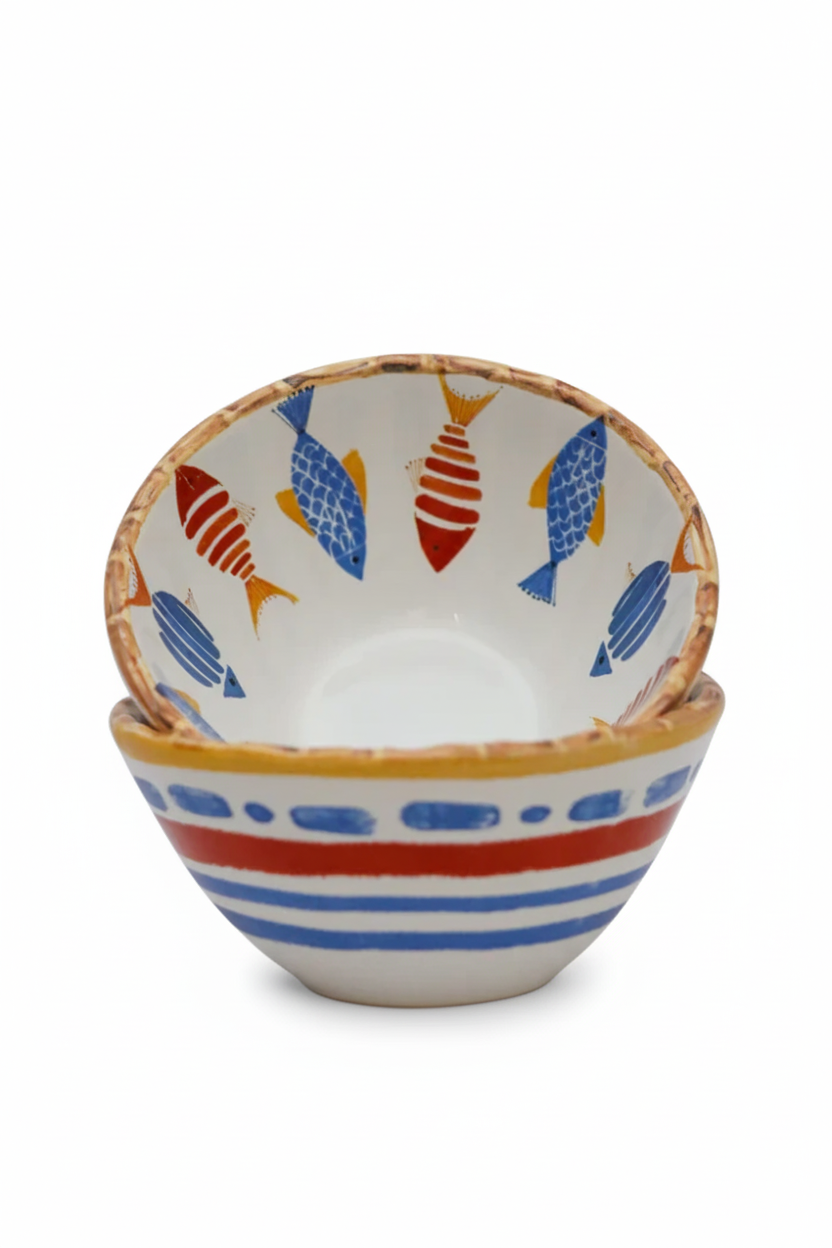 Jogo 6 Bowl Sardine,  Maison Blanche