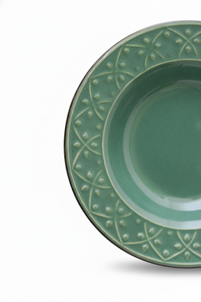 Jogo 6 Pratos Fundos Malaquita, Oxford
