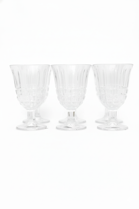 Jogo 6 Taças de Vidro p/ Água Calcutá 200ml, Lyor