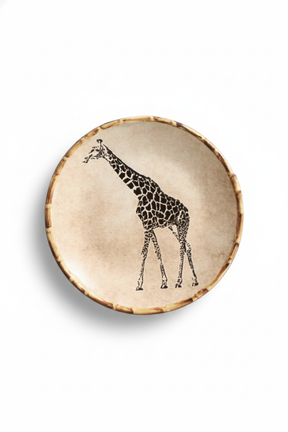 Jogo 6 Pratos de Sobremesa Animais Maison Blanche