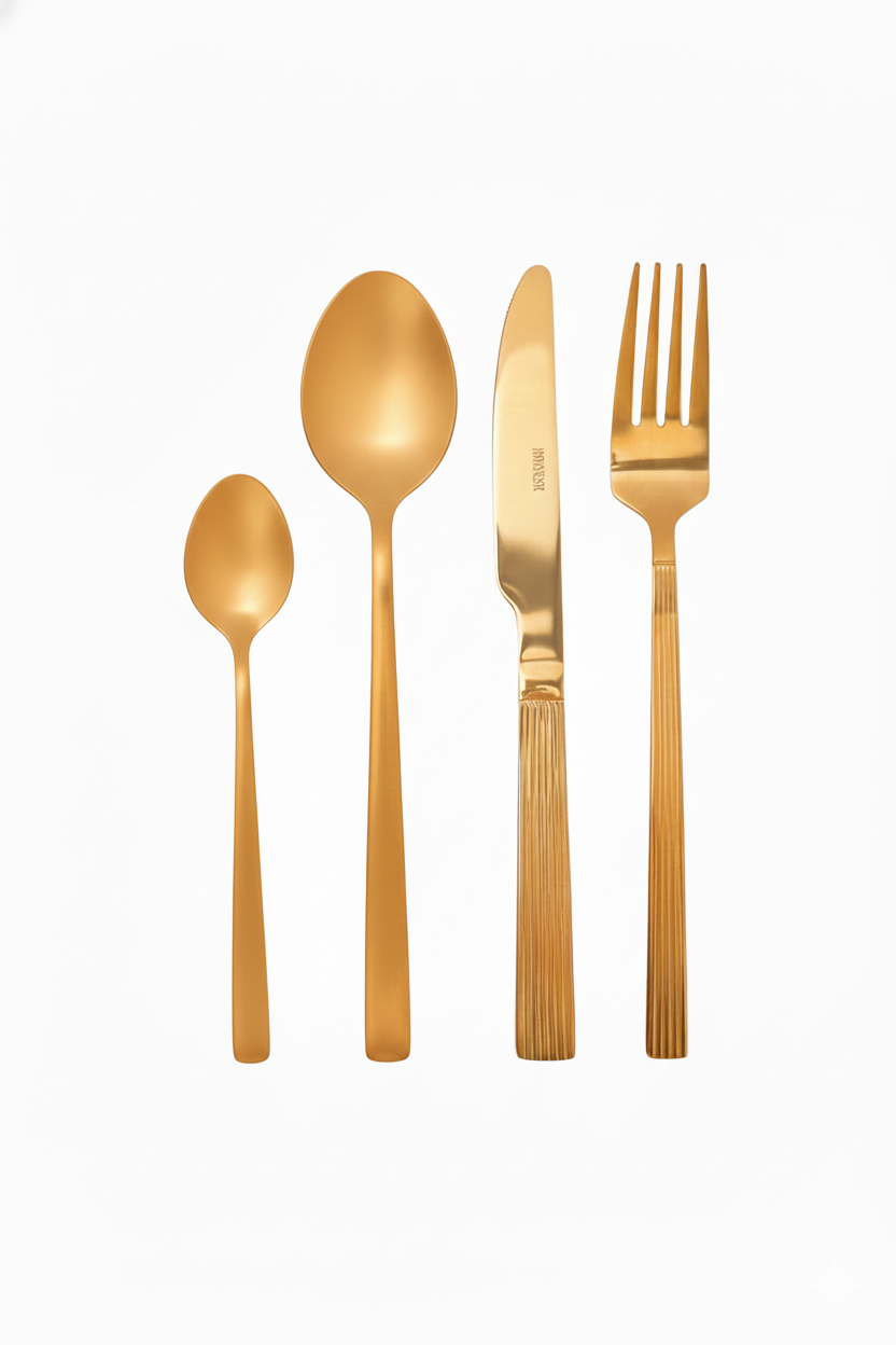 Faqueiro 16 Peças de Aço Inox Athenas, Lyor