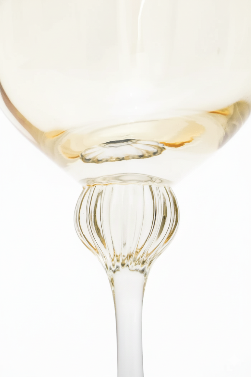 Taça de Vidro p/ Vinho Bélgica 320ml - Âmbar e Cinza