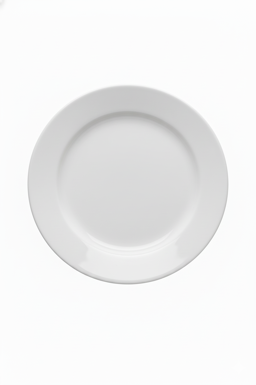 Prato Sobremesa Clean Porcelana, Lyor