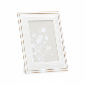 Porta Retrato em MDF Branco 10x15cm Mart