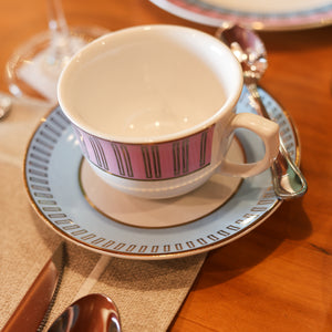 Jogo 6 Xícaras de Chá com Pires Cosmopolitan, Oxford