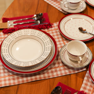 Jogo 6 Pratos Fundos Lafayette, Oxford