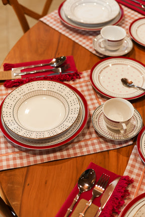 Jogo 6 Pratos Fundos Lafayette, Oxford