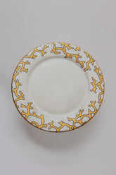 Prato Sobremesa Coral Blue Scalla