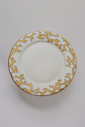 Prato Sobremesa Coral Blue Scalla