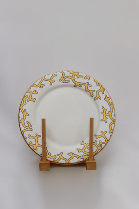 Prato Sobremesa Coral Blue Scalla