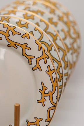 Prato Sobremesa Coral Blue Scalla