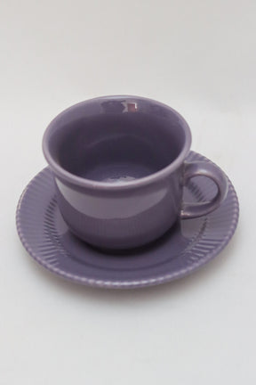 Xícara de Chá c/ Pires Roxo Oxford