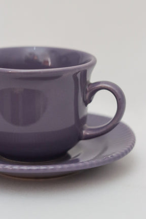 Xícara de Chá c/ Pires Roxo Oxford